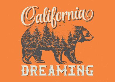 California Bear Dreaming