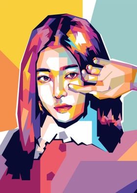 Kim Min ju  pop art 1