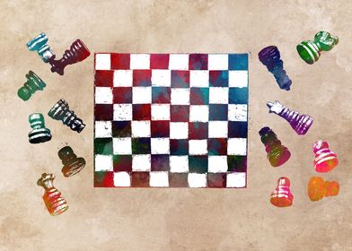 chess sport art