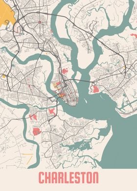 Charleston Chalk Map