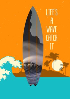 Surfing Cool Wall Decor