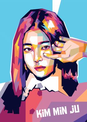 Kim Min ju  pop art 3