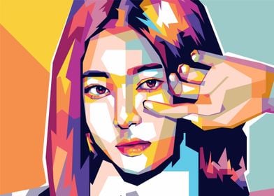 Kim Min ju  pop art 2