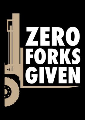 Zero Forks Given Forklift 