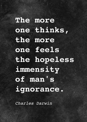 Charles Darwin Quote D010