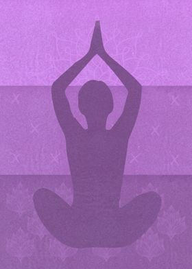 Yoga with Purple Chakra