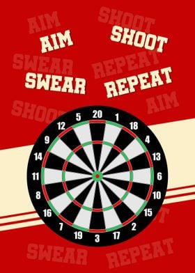 Dart Thrower Wall Art Deco