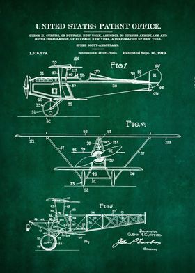 24 Curtiss Scout Airplane