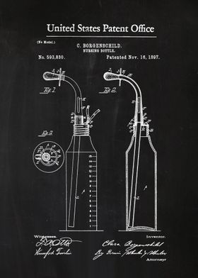 103 1897 Baby Bottle Pate