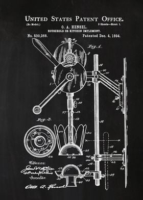 92 Kitchen Mixer Patent P