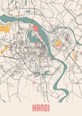 Hanoi Chalk Map