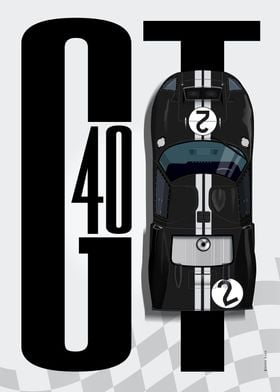 GT40 Black Top Tribute