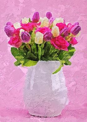 bouquet painting painting 