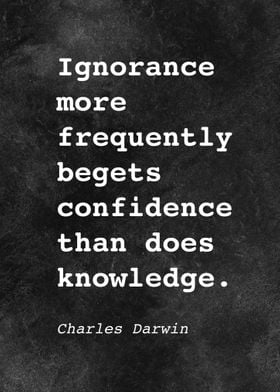 Charles Darwin Quote D012