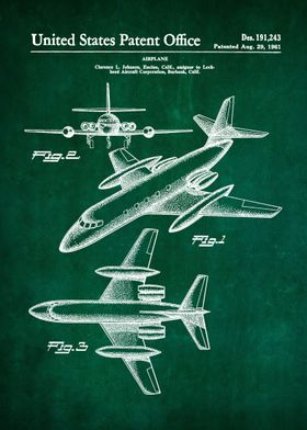 25 1961 Lockheed Airplane