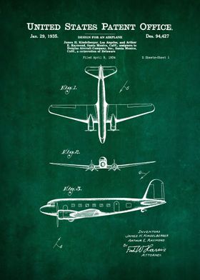 26 Douglas DC2 Plane Pat