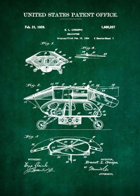 21 1928 Helicopter Patent