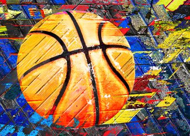 basketball artwork S 172