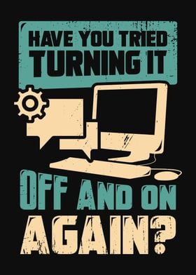 Funny Tech Support Design' Poster by Marcel Doll | Displate