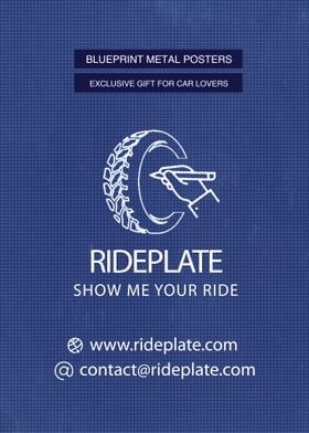 RidePlate Garage Poster