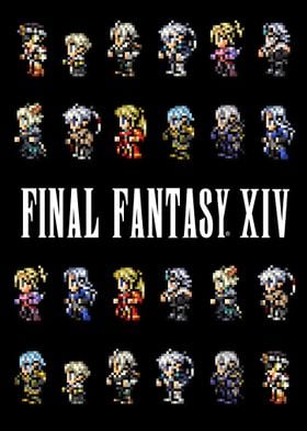 Final Fantasy XIV 14 Pixel
