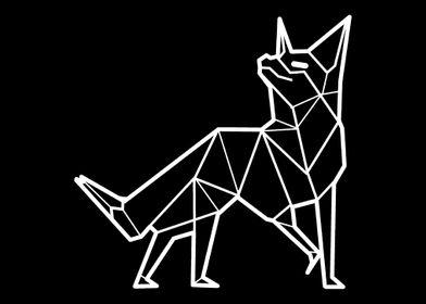 Geometric Fox Artist and A