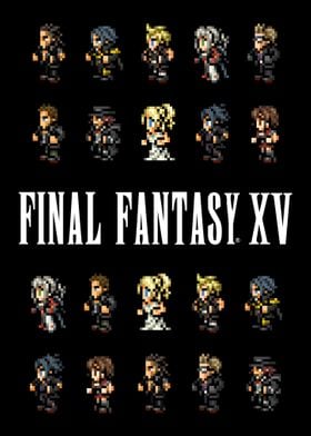 Final Fantasy XV Pixel Art
