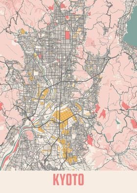 Kyoto Chalk Map