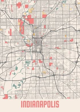 Indianapolis Chalk Map