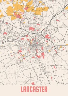 Lancaster Chalk Map