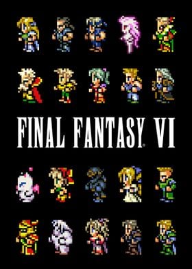 Final Fantasy VI Pixel Art