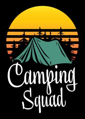 Camping Squad Camper Gift 