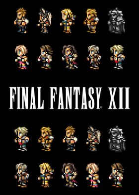 Final Fantasy XII 12 Pixel