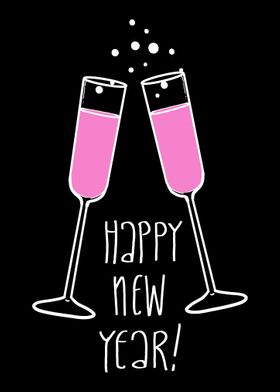 New Year Alcohol Wine Love