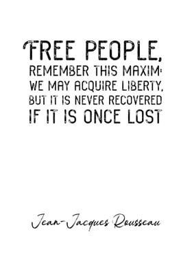 Jean Jacques Rousseau Q4