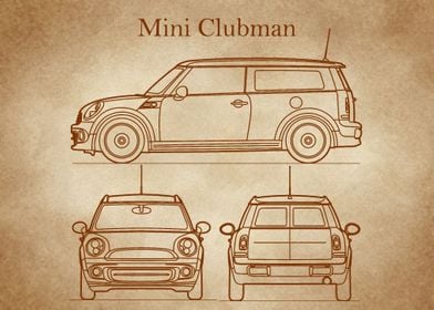 Mini Clubman 2014  old 