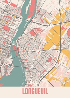 Longueuil Chalk Map