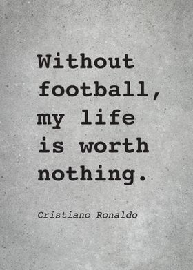 CR7 C Ronaldo Quote L008