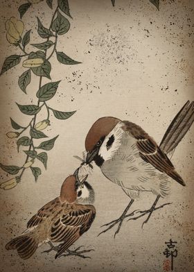 Japanese birds 