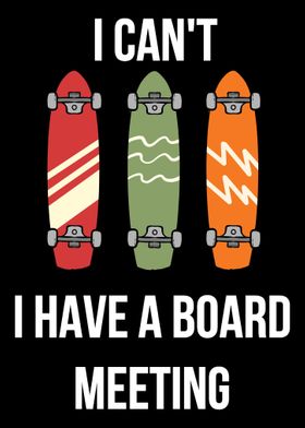 Board Skater Meeting Board