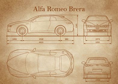 Alfa Romeo Brera 2008 old 