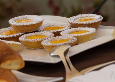 cake on plate for snack