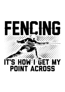 Fencing Sports Fencer Gift