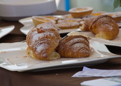 cake on plate for snack