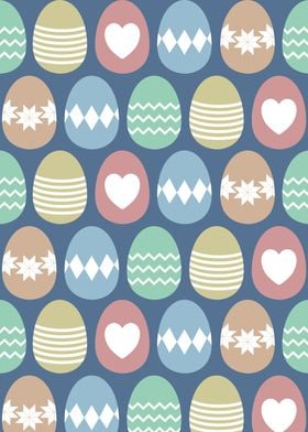 EASTER eggs pattern