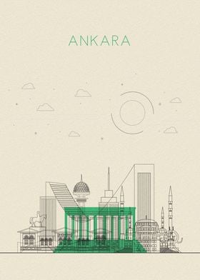 Ankara Skyline