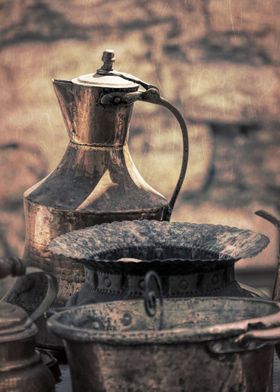 old pots and pans