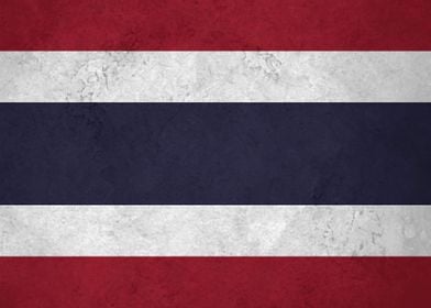 Flag of Thailand on Wall