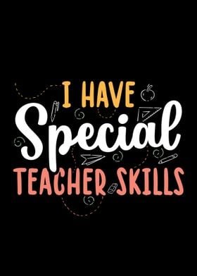 Special Teacher Skills