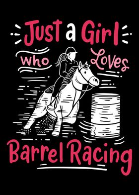 Barrel Racing Cowgirl Barr